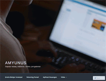 Tablet Screenshot of amyunus.com